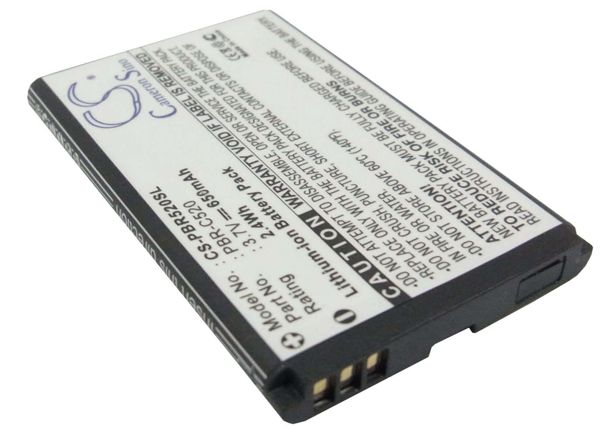 3.7V, Li-ion, 650mAh, SmartPhone battery fits Audiovox, Pantech, Btr7b, Cdm-8964, Shuttle, 2.41Wh Mobile, SmartPhone Cameron Sino Technology Limited (Smartphone)