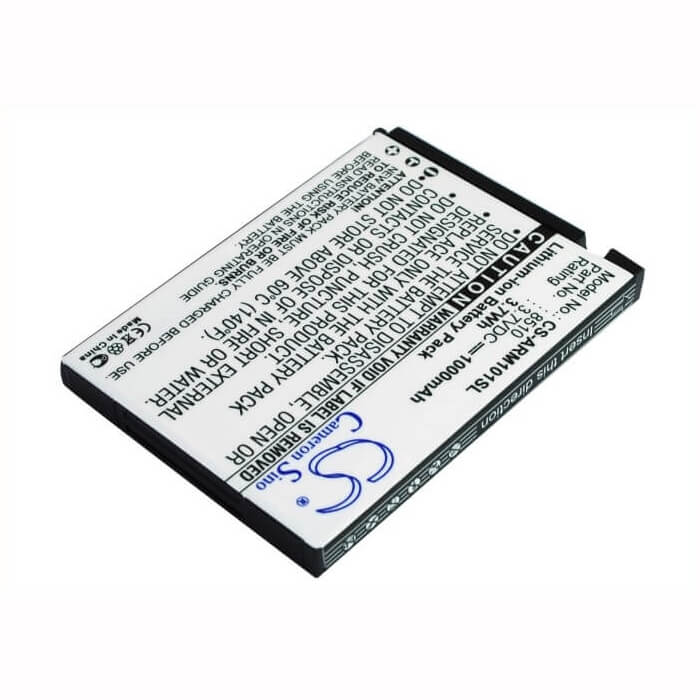 3.7V, Li-ion, 1000mAh, SmartPhone battery fits Auro, 8510, Classic 8510, 3.7Wh Mobile, SmartPhone Cameron Sino Technology Limited (Suspended)