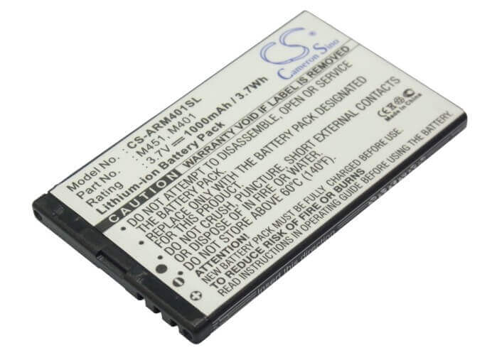 3.7V, Li-ion, 1000mAh, SmartPhone battery fits Saiet, Auro, Myphone, M401, M401, 3.7Wh Mobile, SmartPhone Cameron Sino Technology Limited (Smartphone)