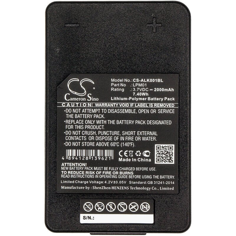 Crane Remote Battery For Autec, Lk Neo 3.7v, 2000mah - 7.40wh Crane Remote Control Cameron Sino Technology Limited