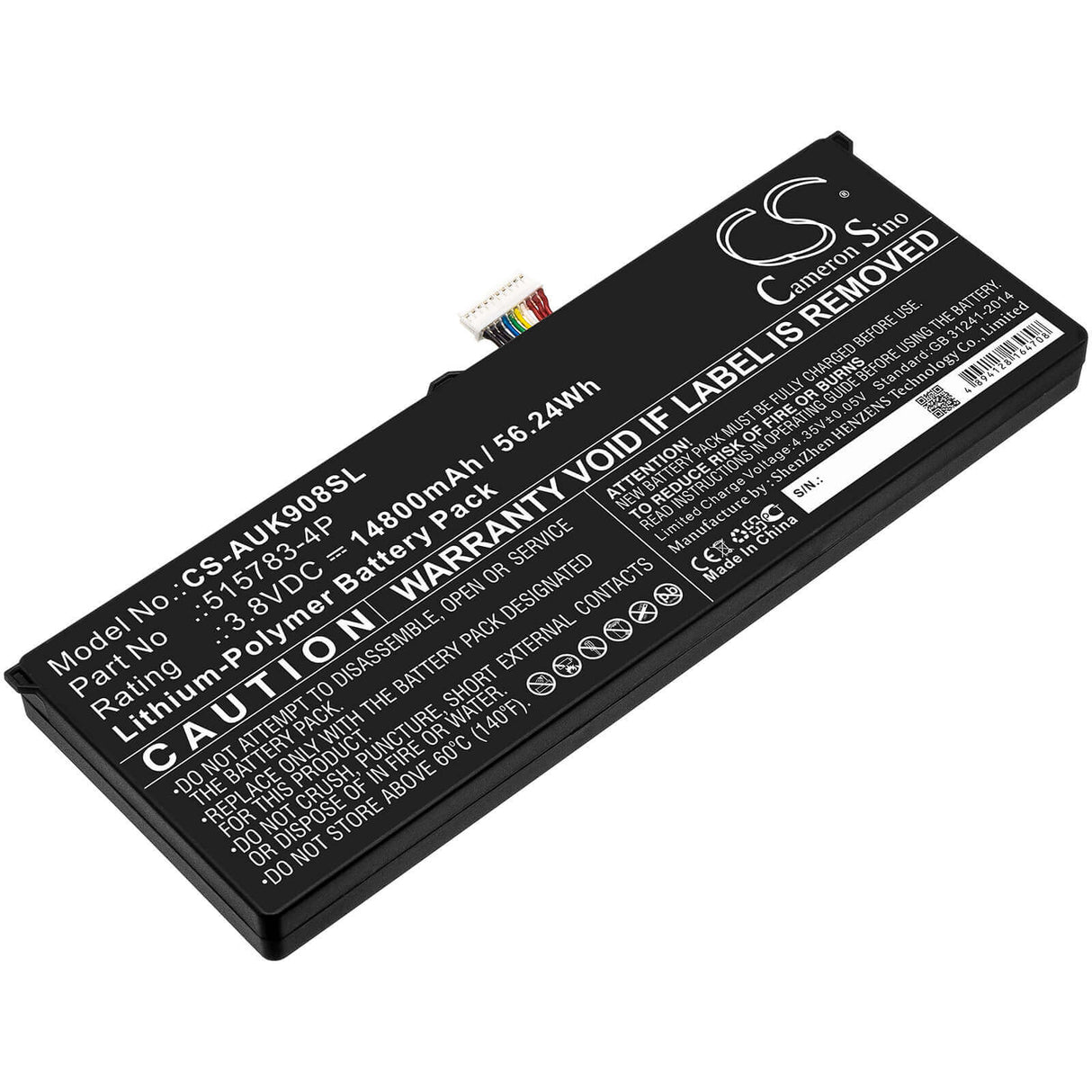 Battery For Autel, Maxicom Mk908, Maxisys Pro Elite, Mk908p 3.8v, 14800mah - 56.24wh Batteries for Electronics Cameron Sino Technology Limited (Suspended)