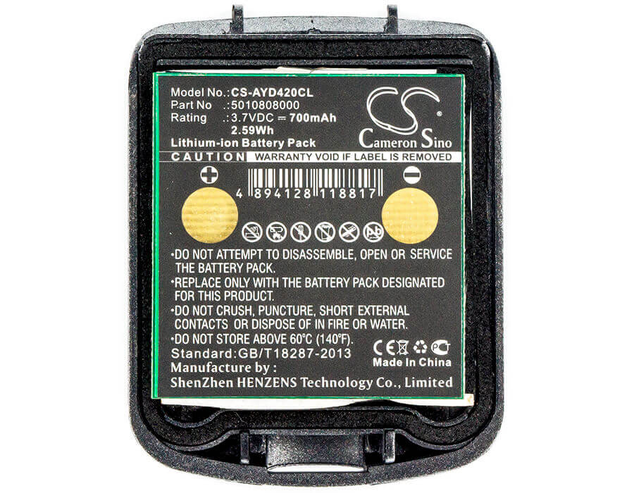3.7V, Li-ion, 700mAh, Cordless Phone battery fits Mobilteil, Funkwerk, Tennovis, Avaya, 5010808000, Avaya Fc4, D4 Office, 2.59Wh Cordless Phone Cameron Sino Technology Limited (Cordless Phone)