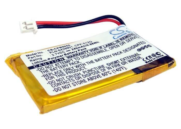 3.7V, Li-Polymer, 240mAh, Headset battery fits Plantronics, Avaya, 202599-03, Awh55, Awh-55, 0.89Wh Wireless Headset Cameron Sino Technology Limited