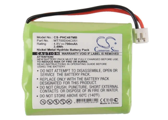 Babyphone Battery For Avent, Tomy, Phillips Sdc361 4.8v, 700mah - 3.36wh BabyPhone Cameron Sino Technology Limited