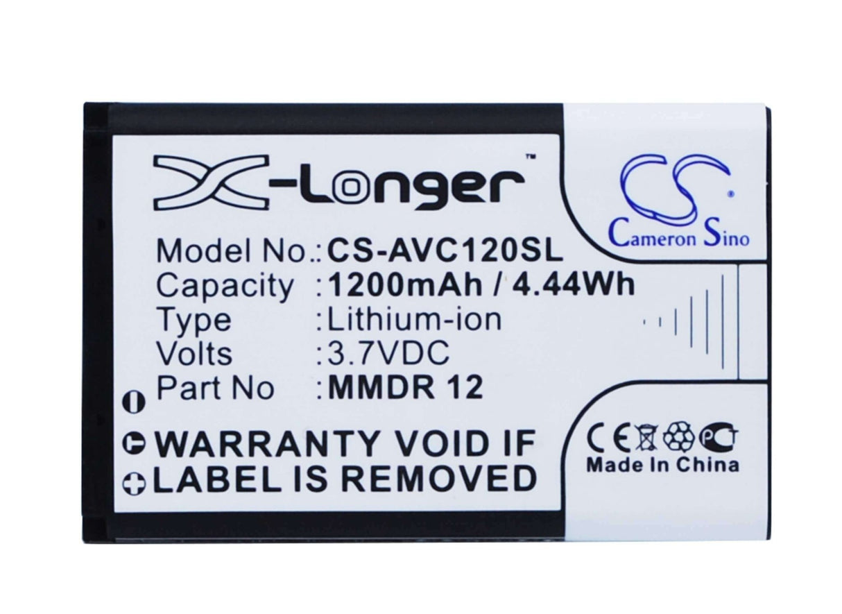 3.7V, Li-ion, 1200mAh, SmartPhone battery fits Alba, August, Denver, Radiwow, 523450ar 11-01, K1, K4, 4.44Wh Mobile, SmartPhone Cameron Sino Technology Limited (Smartphone)