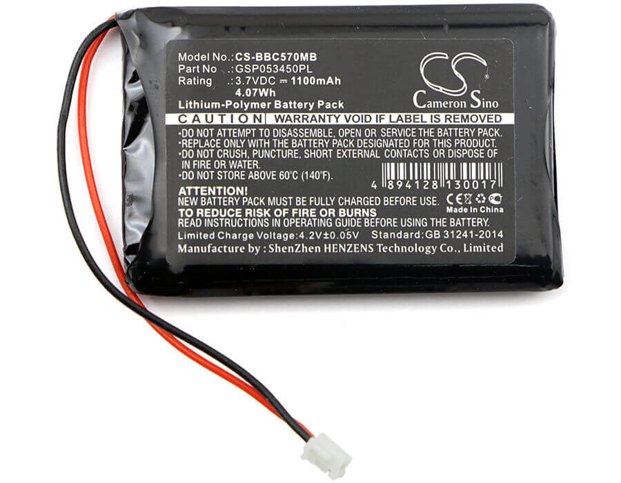 Babyphone Battery For Babyalarm, Bc-5700d, Neonate Bc-5700d 3.7v, 1100mah - 4.07wh BabyPhone Cameron Sino Technology Limited