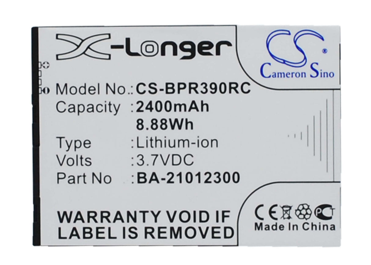 3.7V, Li-ion, 2400mAh, Hotspot battery fits Bandrich, Ba-21012300, Bandluxe Pr39, 8.88Wh Hotspot Cameron Sino Technology Limited