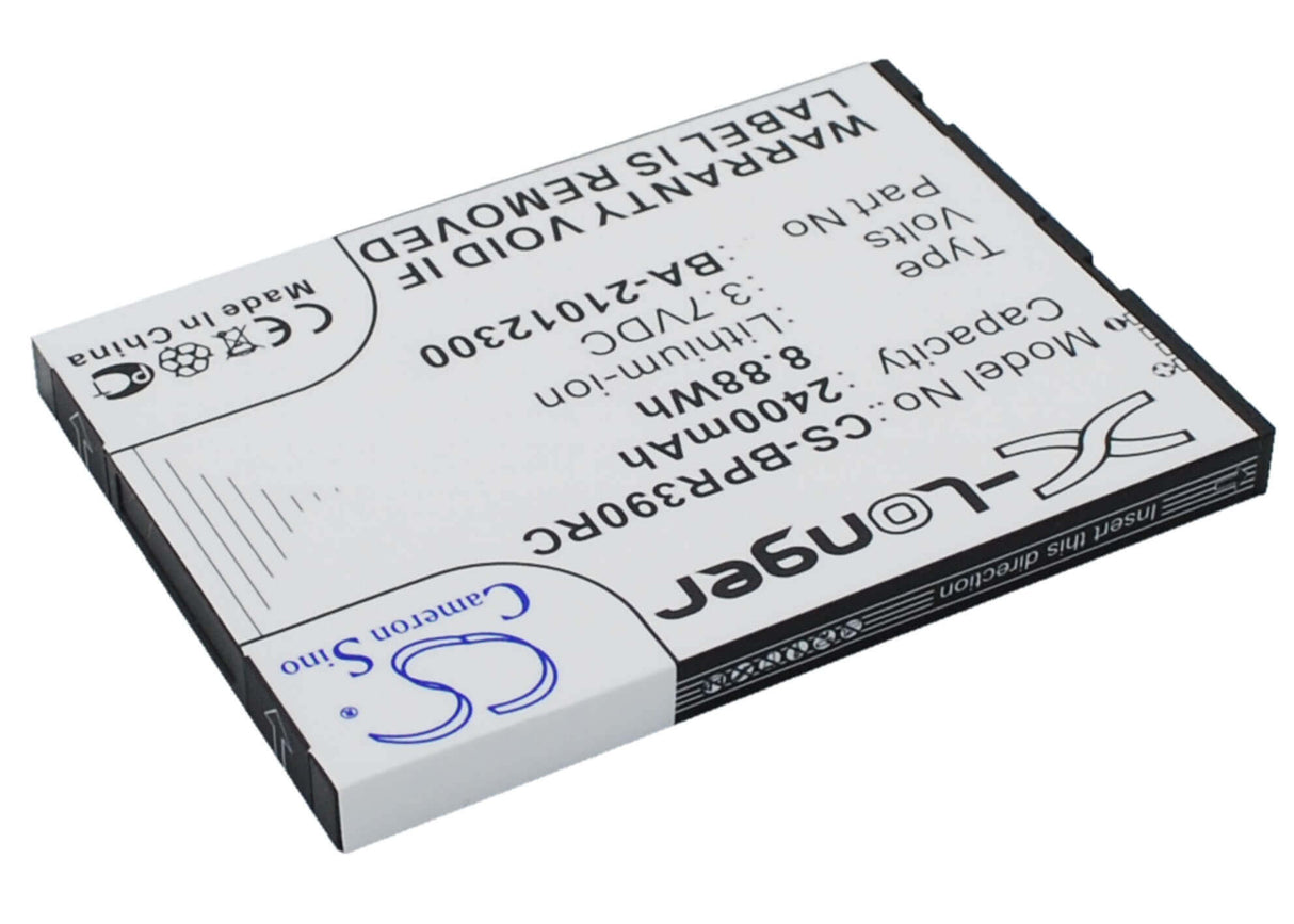 3.7V, Li-ion, 2400mAh, Hotspot battery fits Bandrich, Ba-21012300, Bandluxe Pr39, 8.88Wh Hotspot Cameron Sino Technology Limited