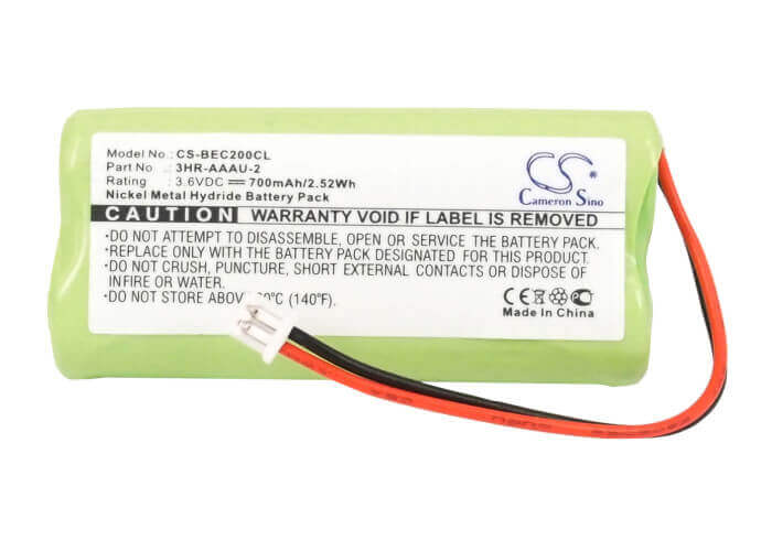 3.6V, Ni-MH, 700mAh, Cordless Phone battery fits Bang & Olufsen, 3hr-aaau-2, Beocom 2, 2.52Wh Cordless Phone Cameron Sino Technology Limited (Cordless Phone)