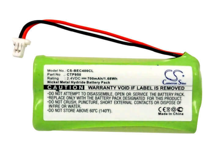 2.4V, Ni-MH, 700mAh, Cordless Phone battery fits Bang & Olufsen, Ctp950, Beocom 4, 1.68Wh Cordless Phone Cameron Sino Technology Limited (Cordless Phone)