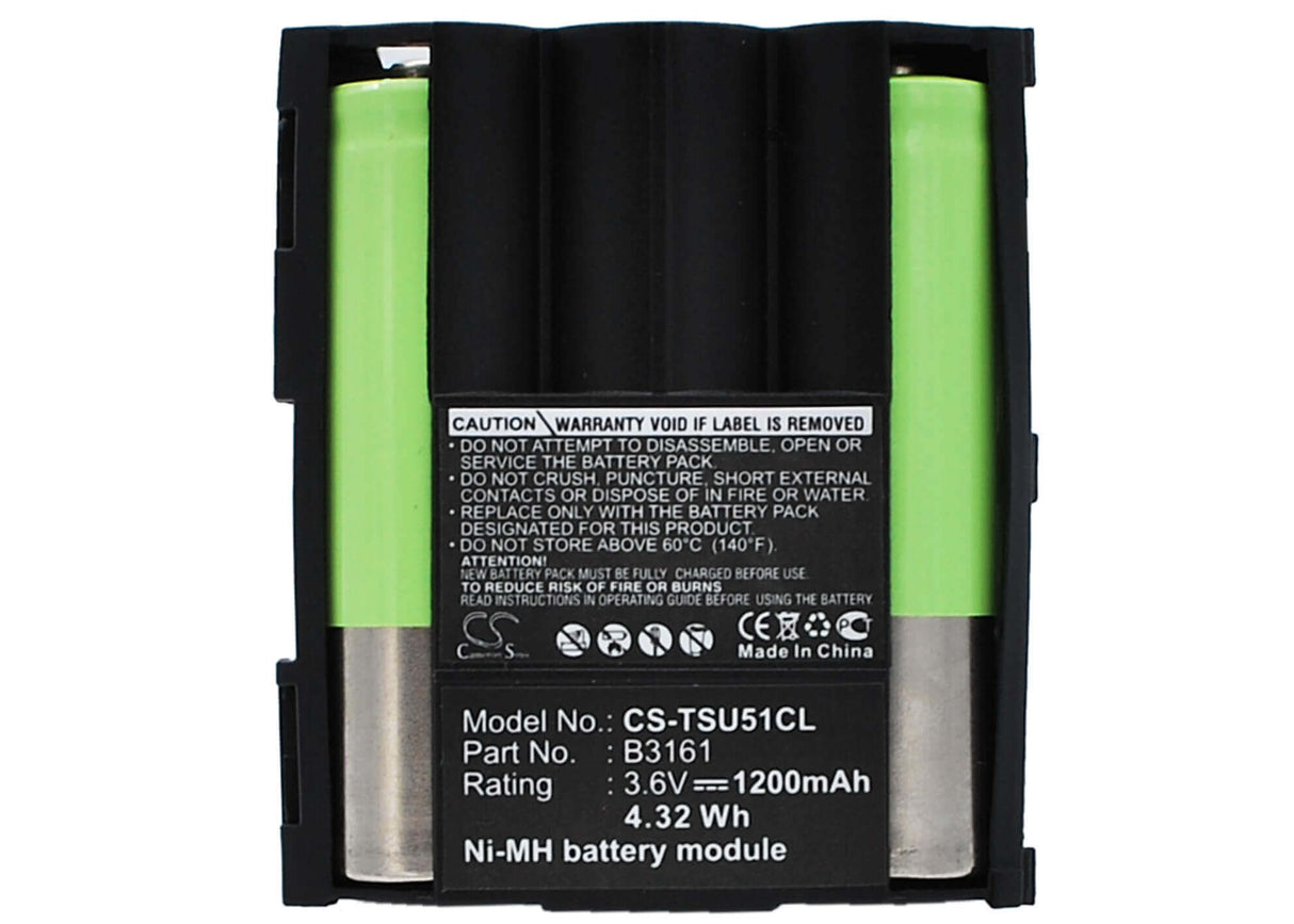 Cordless Phone Battery For Bang & Olufsen, Beocom 5000 3.6v, 1200mah - 4.32wh Cordless Phone Cameron Sino Technology Limited (Cordless Phone)