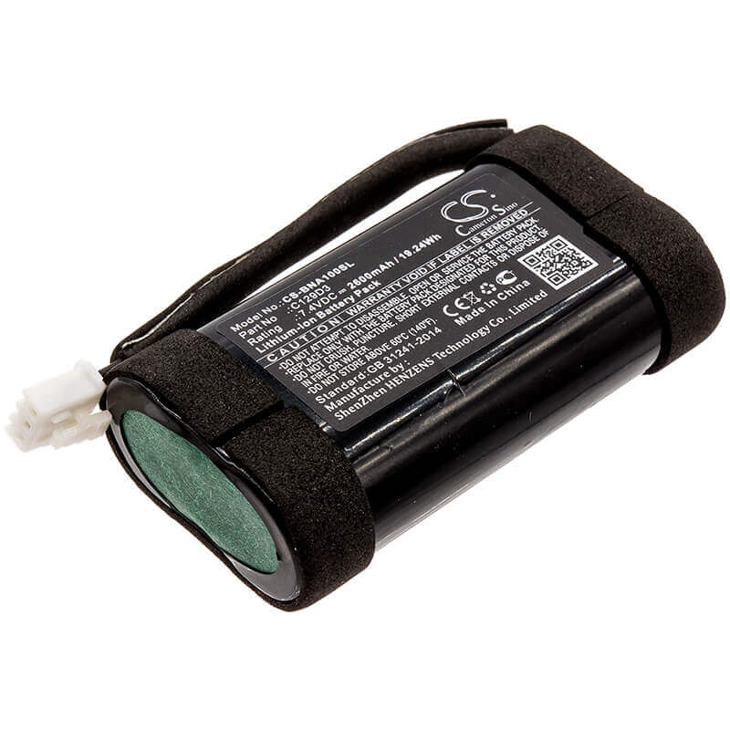 7.4V, Li-ion, 2600mAh, Speaker battery fits Bang & Olufsen, Beoplay A1, 19.24Wh Speaker Cameron Sino Technology Limited