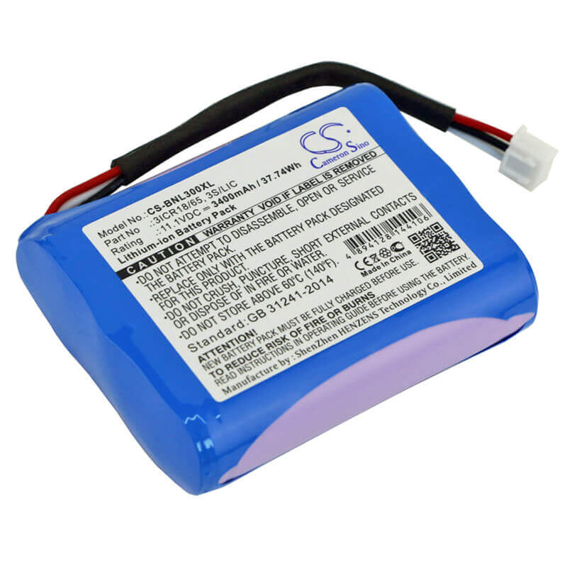 11.1V, Li-ion, 3400mAh, Speaker battery fits Bang & Olufsen, Beoplay A3, 37.74Wh Speaker Cameron Sino Technology Limited