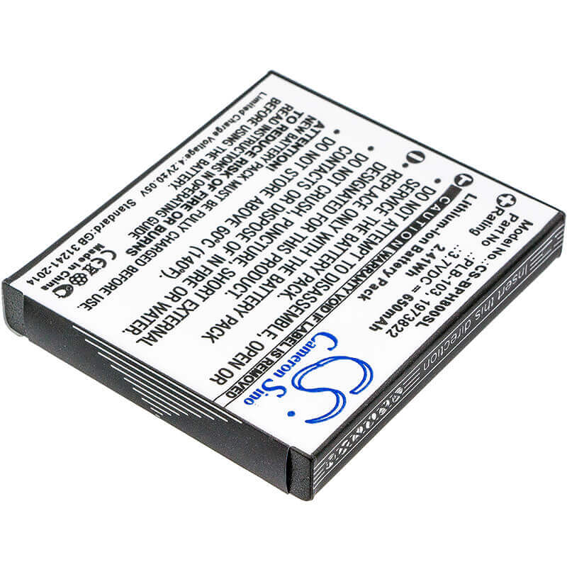 3.7V, Li-ion, 650mAh, Headset battery fits Bang & Olufsen, 1973822, Beoplay H7, Beoplay H8, 2.41Wh Wireless Headset Cameron Sino Technology Limited