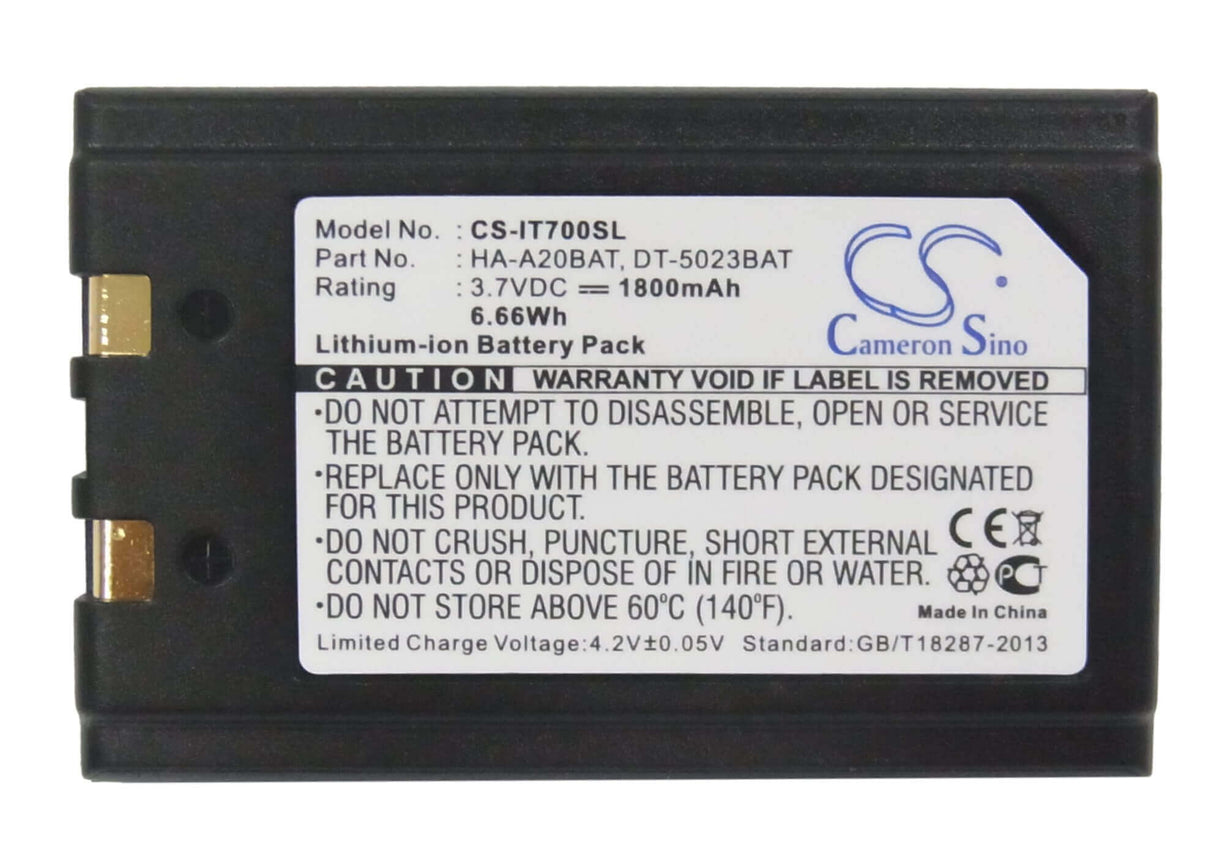 Barcode Scanner Battery For Banksys Xentissimo 3.7v, 1800mah - 6.66wh Barcode Scanner Cameron Sino Technology Limited