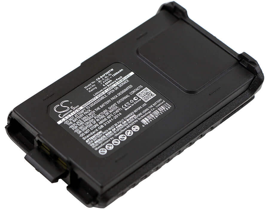7.4V, Li-ion, 1200mAh, Two-Way Radio battery fits Baofeng, Bl-5, Bf-f8 Plus, Bf-f8+, 8.88Wh Two-Way Radio Cameron Sino Technology Limited