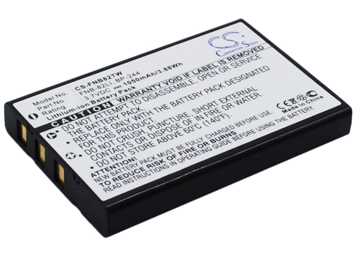 3.7V, Li-ion, 1050mAh, Two-Way Radio battery fits Baofeng, Vertex, Icom, Yaesu, Kenwood, Bc-8260, Uv-100, Uv-200, 3.89Wh Two-Way Radio Cameron Sino Technology Limited