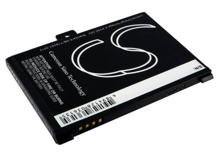 3.7V, Li-ion, 1250mAh, E-book, E-reader battery fits Barnes & Noble, 9875521, 5, Bnrv100, 4.63Wh E-book, E-reader Cameron Sino Technology Limited