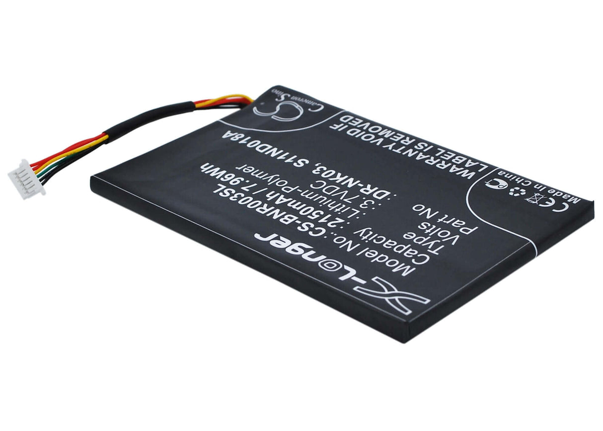 3.7V, Li-Polymer, 2150mAh, E-book, E-reader battery fits Barnes & Noble, Dr-nk03, Bnrv300, Bntv350, 7.96Wh E-book, E-reader Cameron Sino Technology Limited