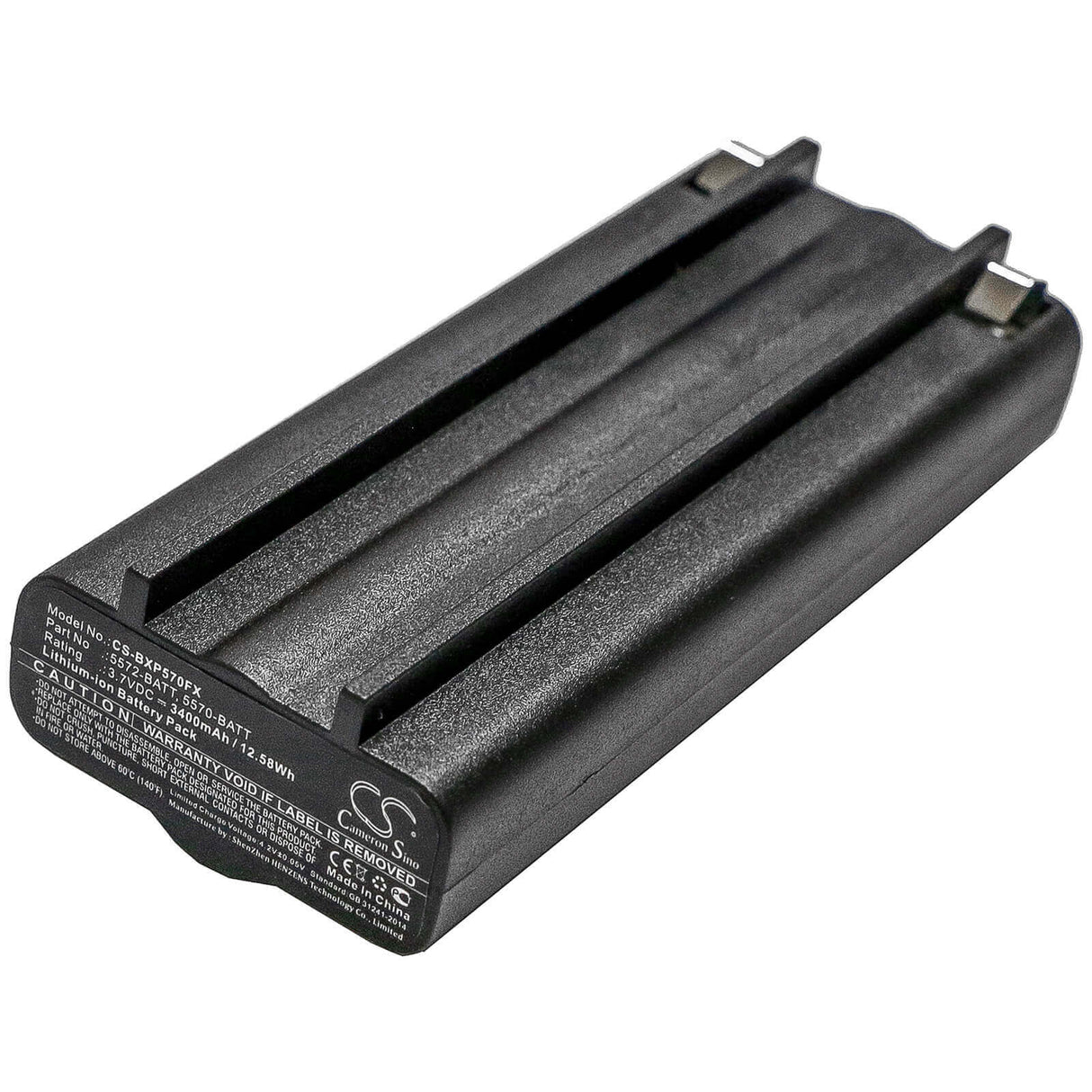 3.7V, Li-ion, 3400mAh, Flashlight battery fits Bayco, Nightstick, 5570-batt, Xpp-5570, Xpr-5572, 12.58Wh Flashlight Cameron Sino Technology Limited