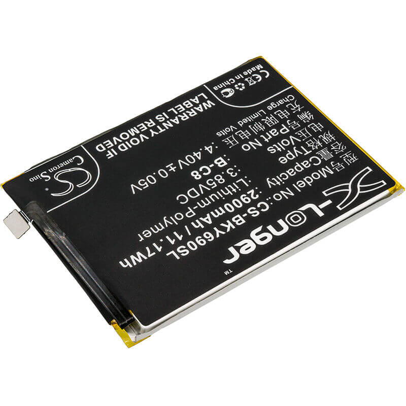 3.85V, Li-Polymer, 2900mAh, SmartPhone battery fits Bbk, Vivo, B-c8, 1714, Vivo Y69, 11.17Wh Mobile, SmartPhone Cameron Sino Technology Limited (Smartphone)