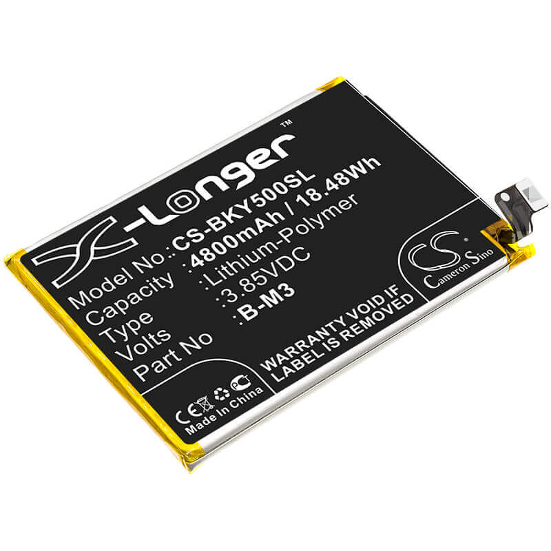 3.85V, Li-Polymer, 4800mAh, SmartPhone battery fits Bbk, Vivo, B-m3, 1935, Vivo Y50, 18.48Wh Mobile, SmartPhone Cameron Sino Technology Limited (Smartphone)