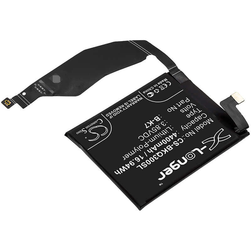 3.85V, Li-Polymer, 4400mAh, SmartPhone battery fits Bbk, Vivo, B-k7, Iqoo 3, Iqoo 3 5g, 16.94Wh Mobile, SmartPhone Cameron Sino Technology Limited (Smartphone)