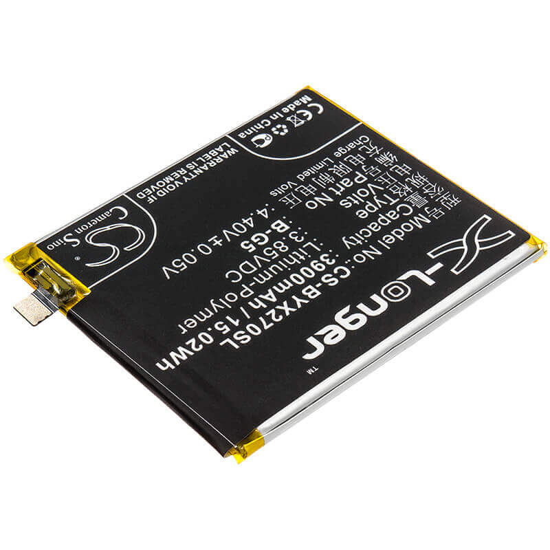 3.85V, Li-Polymer, 3900mAh, SmartPhone battery fits Bbk, Vivo, B-g5, V1829, V1829a, 15.02Wh Mobile, SmartPhone Cameron Sino Technology Limited (Smartphone)