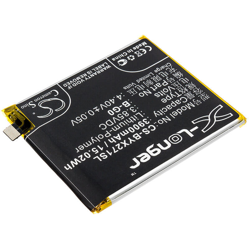 3.85V, Li-Polymer, 3900mAh, SmartPhone battery fits Bbk, B-g0, V1829a, V1829t, 15.02Wh Mobile, SmartPhone Cameron Sino Technology Limited (Suspended)