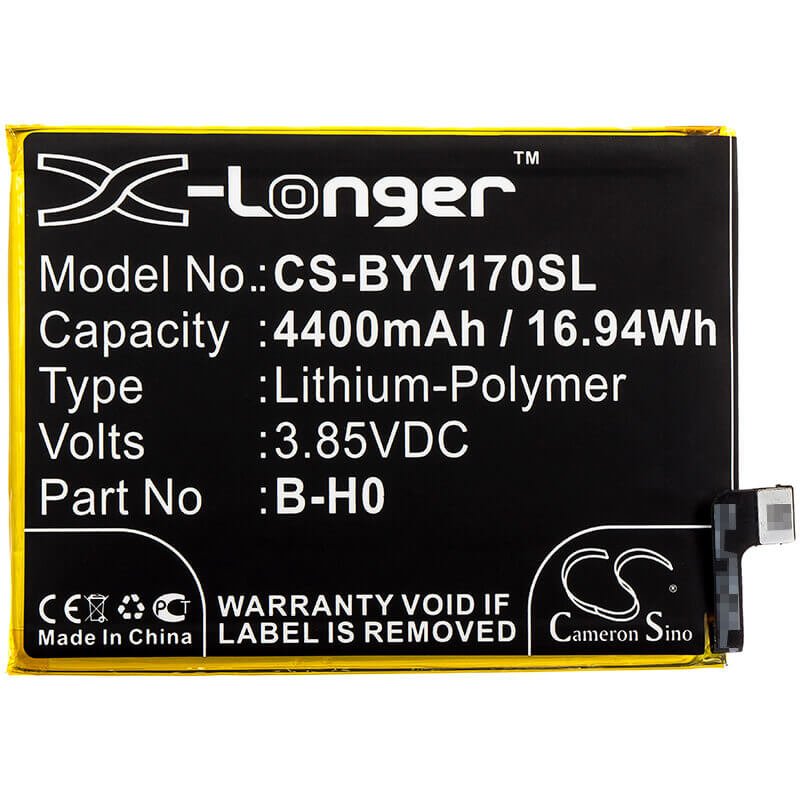 3.85V, Li-Polymer, 4400mAh, SmartPhone battery fits Bbk, Vivo, B-h0, V1913, Vivo V17 Neo, 16.94Wh Mobile, SmartPhone Cameron Sino Technology Limited (Smartphone)