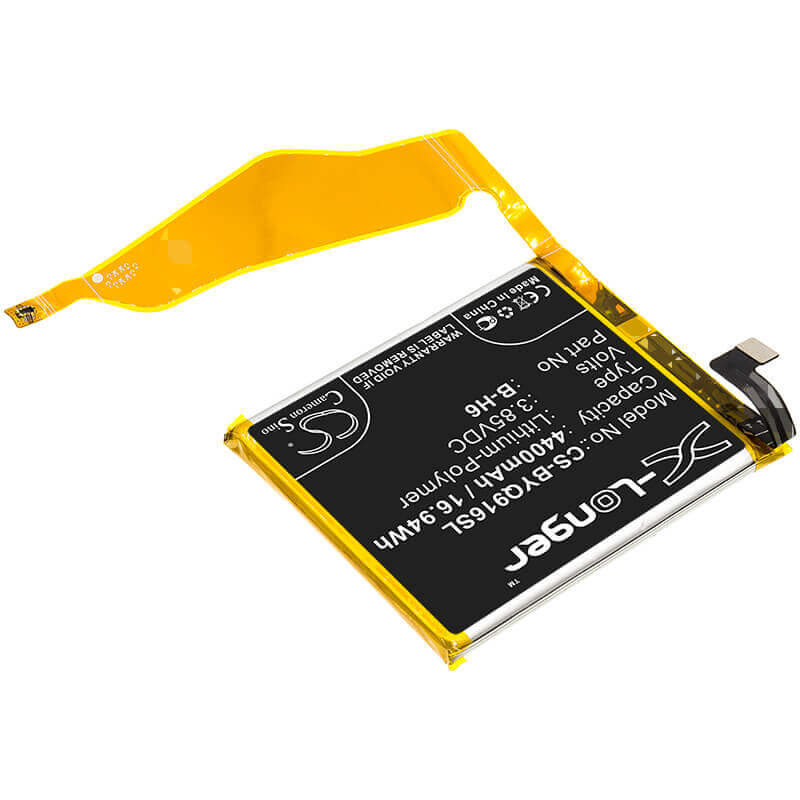 3.85V, Li-Polymer, 4400mAh, SmartPhone battery fits Vivo, Bbk, B-h6, V1916, V1916a, 16.94Wh Mobile, SmartPhone Cameron Sino Technology Limited (Smartphone)