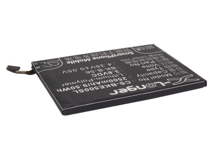3.8V, Li-Polymer, 2500mAh, SmartPhone battery fits Bbk, Bk-b-56, Vivo E5, 9.5Wh Mobile, SmartPhone Cameron Sino Technology Limited (Suspended)