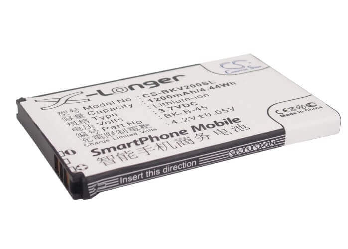 3.7V, Li-ion, 1200mAh, SmartPhone battery fits Bbk, Bk-b-45, Vivo S1, Vivo S6, 4.44Wh Mobile, SmartPhone Cameron Sino Technology Limited (Smartphone)