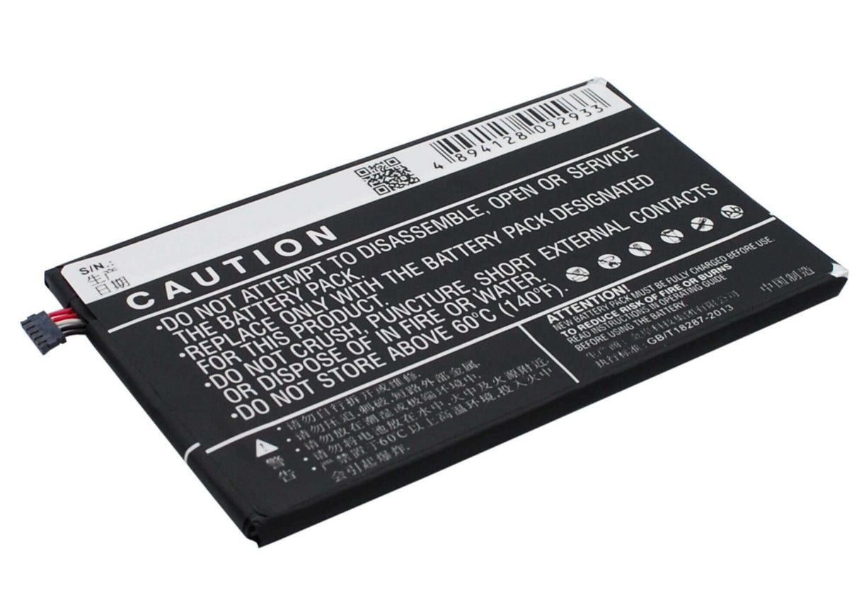 3.8V, Li-Polymer, 3400mAh, SmartPhone battery fits Bbk, Bk-b-58, Vivo X510t, Vivo X510w, 12.92Wh Mobile, SmartPhone Cameron Sino Technology Limited (Suspended)