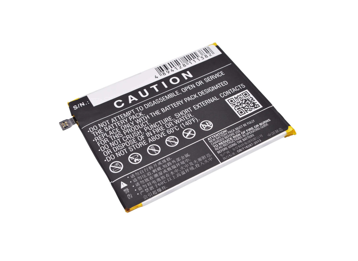 3.8V, Li-Polymer, 3000mAh, SmartPhone battery fits Vivo, Bbk, B-89, Vivo X6 Plus, Vivo X6 Plus D, 11.4Wh Mobile, SmartPhone Cameron Sino Technology Limited (Smartphone)