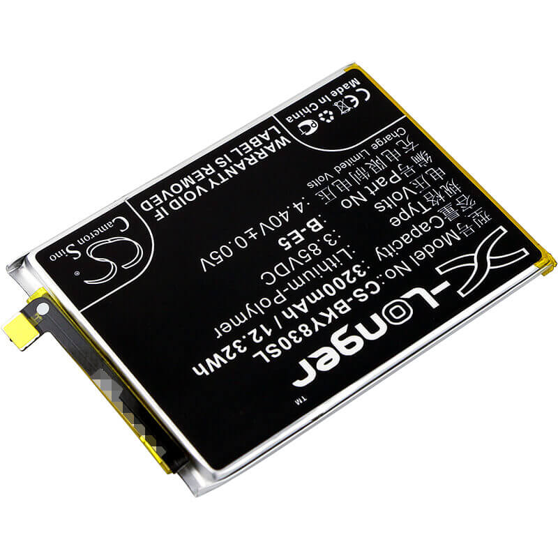 3.85V, Li-Polymer, 3200mAh, SmartPhone battery fits Bbk, Vivo, B-e5, Vivo Y83, Vivo Y83a, 12.32Wh Mobile, SmartPhone Cameron Sino Technology Limited (Suspended)