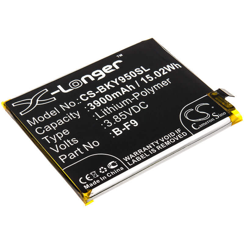 3.85V, Li-Polymer, 3900mAh, SmartPhone battery fits Bbk, B-f9, Vivo Y95, 15.02Wh Mobile, SmartPhone Cameron Sino Technology Limited (Smartphone)