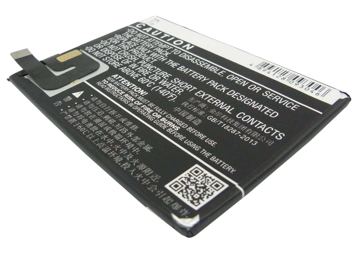 3.8V, Li-Polymer, 3200mAh, SmartPhone battery fits Vivo, B-69, Vivo X520, Vivo X520a, 12.16Wh Mobile, SmartPhone Cameron Sino Technology Limited (Suspended)