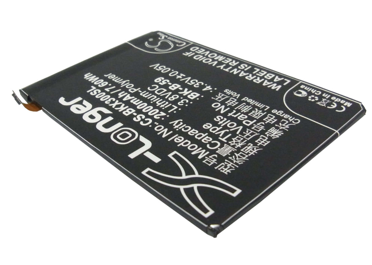 3.8V, Li-Polymer, 2000mAh, SmartPhone battery fits Bbk, Bk-b-59, Vivo X3, Xplay X3t, 7.6Wh Mobile, SmartPhone Cameron Sino Technology Limited (Suspended)