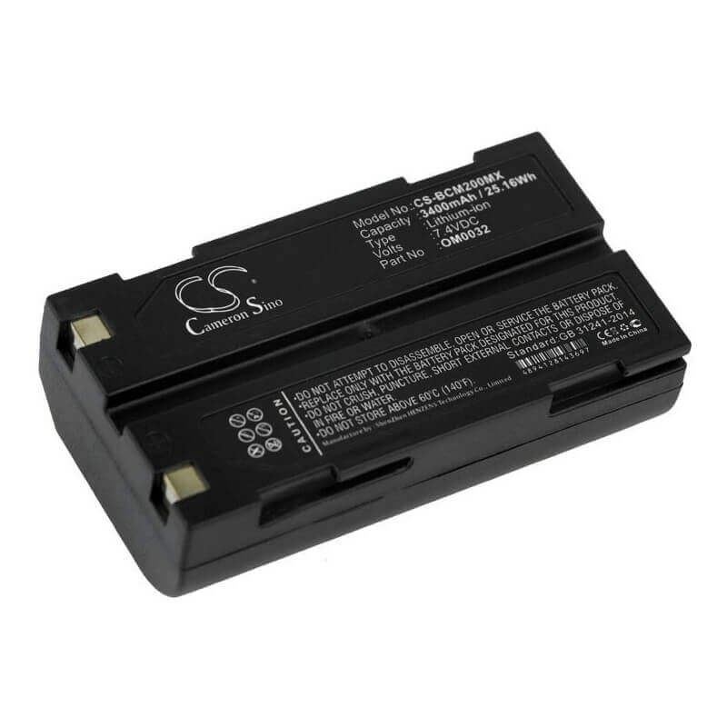 7.4V, Li-ion, 3400mAh, Medical battery fits Bci, Smiths, 6082, Capnocheck 8400, Capnocheck 8401, 25.16Wh Medical Cameron Sino Technology Limited (Medical)