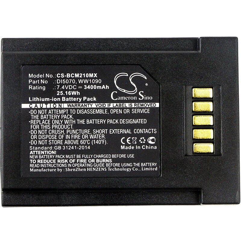 Medical Battery For Bci Spectro2 Pulse Oximeters, Spectro2 10, 7.4v, 3400mah - 25.16wh Medical Cameron Sino Technology Limited (Medical)