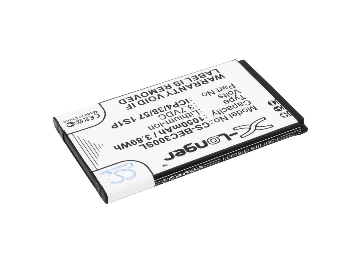 3.7V, Li-ion, 1050mAh, SmartPhone battery fits Bea-fon, Icp4/38/57 1s1p, Classic Line C30, 3.89Wh Mobile, SmartPhone Cameron Sino Technology Limited (Smartphone)
