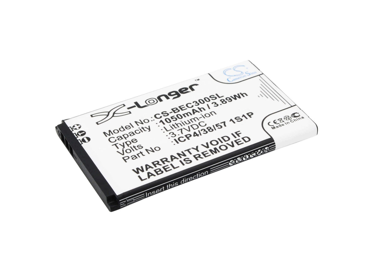 3.7V, Li-ion, 1050mAh, SmartPhone battery fits Bea-fon, Icp4/38/57 1s1p, Classic Line C30, 3.89Wh Mobile, SmartPhone Cameron Sino Technology Limited (Smartphone)