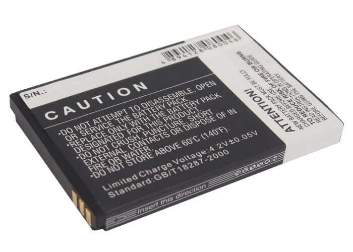 3.7V, Li-ion, 1000mAh, SmartPhone battery fits Bea-fon, S10, S10, 3.7Wh Mobile, SmartPhone Cameron Sino Technology Limited (Smartphone)