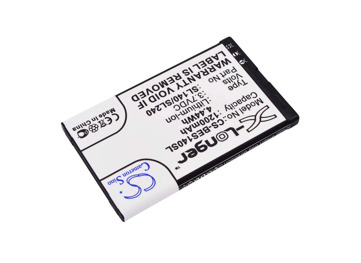 3.7V, Li-ion, 1200mAh, SmartPhone battery fits Clarity, Telekom, Doro, Myphone, Evolveo, Bea-fon, 380128, Sl140, Sl240, 4.44Wh Mobile, SmartPhone Cameron Sino Technology Limited (Smartphone)