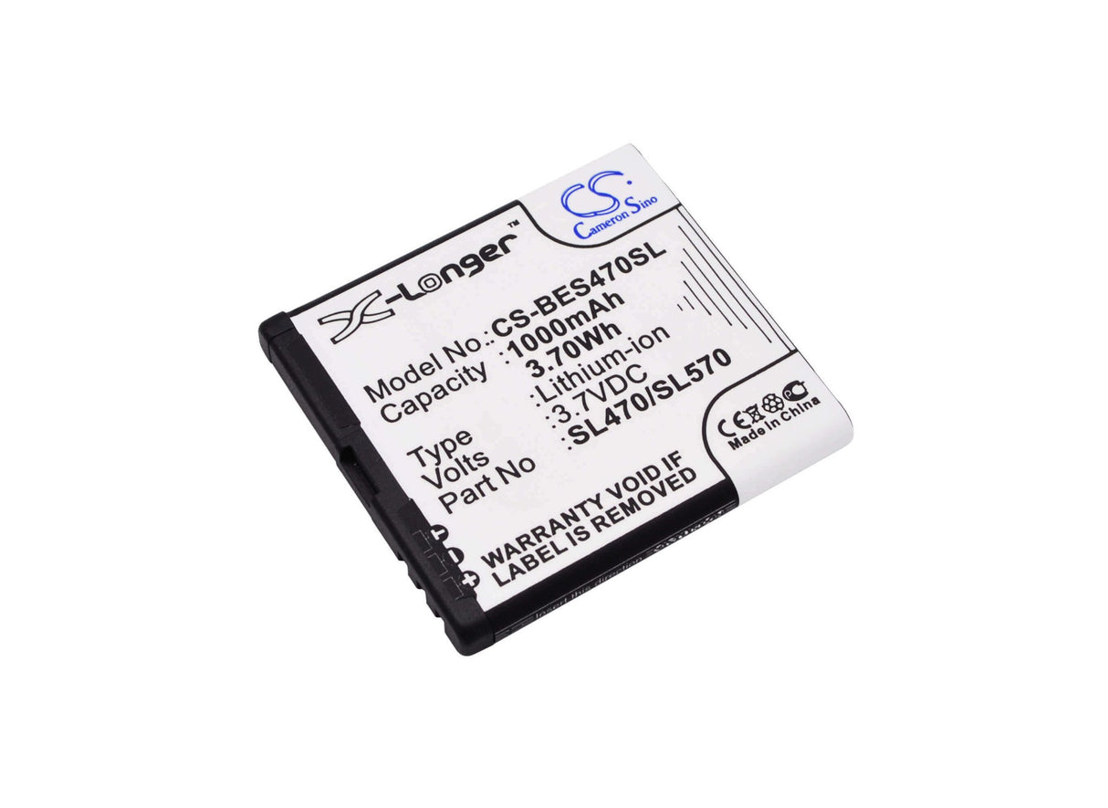 3.7V, Li-ion, 1000mAh, SmartPhone battery fits Olympia, Bea-fon, Sl470/sl570, S480, Sl470, 3.7Wh Mobile, SmartPhone Cameron Sino Technology Limited (Smartphone)