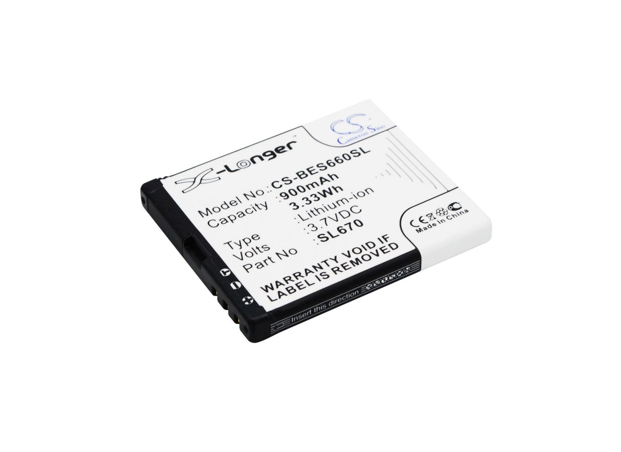 3.7V, Li-ion, 900mAh, SmartPhone battery fits Myphone, Bea-fon, Bs-18, Sl625ad, Sl630, 3.33Wh Mobile, SmartPhone Cameron Sino Technology Limited (Smartphone)