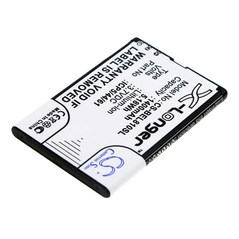 3.7V, Li-ion, 1400mAh, SmartPhone battery fits Bea-fon, Icp5/44/61, Sl810, Sl820, 5.18Wh Mobile, SmartPhone Cameron Sino Technology Limited (Smartphone)