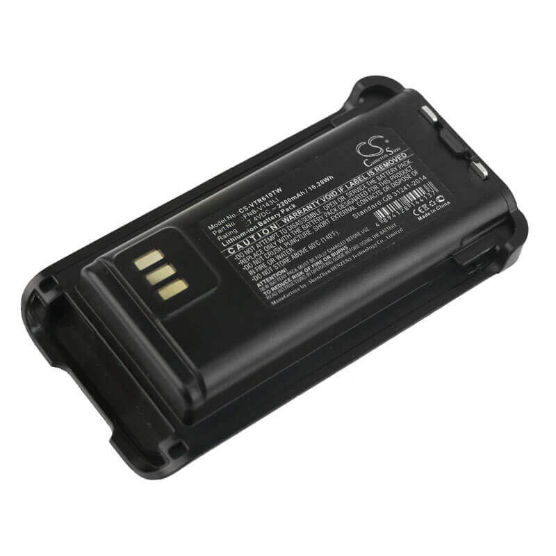 7.4V, Li-ion, 2200mAh, Two-Way Radio battery fits Bearcom, Vertex, Fnb-v143li, Bc250d, 16.28Wh Two-Way Radio Cameron Sino Technology Limited