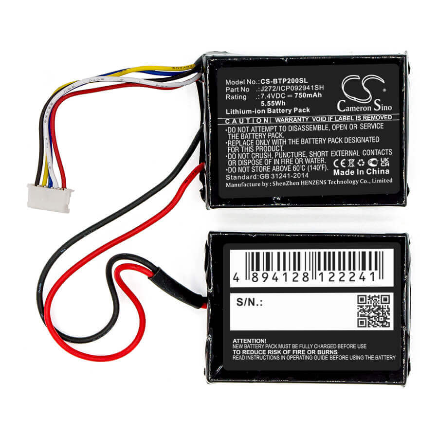7.4V, Li-ion, 750mAh, Speaker battery fits Beats, B0513, Mh812ama-ug, 5.55Wh Speaker Cameron Sino Technology Limited